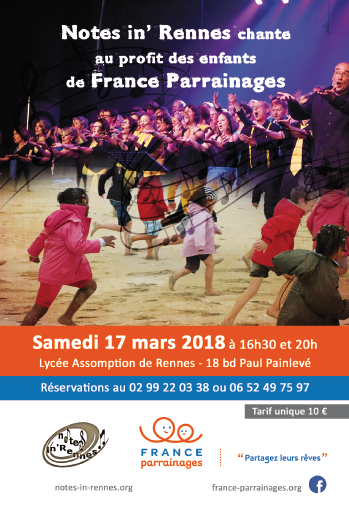 Concert solidaire au profit des enfants parrainés concert solidaire à Rennes