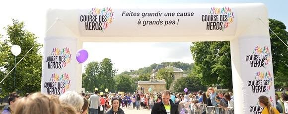 Arrivée Course des Héros 2016