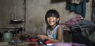 Petite fille parrainée au Vietnam